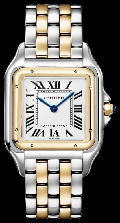 Cartier Panthère W2PN0016 Large model, quartz, yellow gold, steel