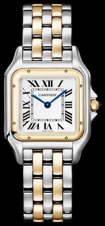 Cartier Panthère W2PN0019 Medium model, quartz movement, yellow gold, steel