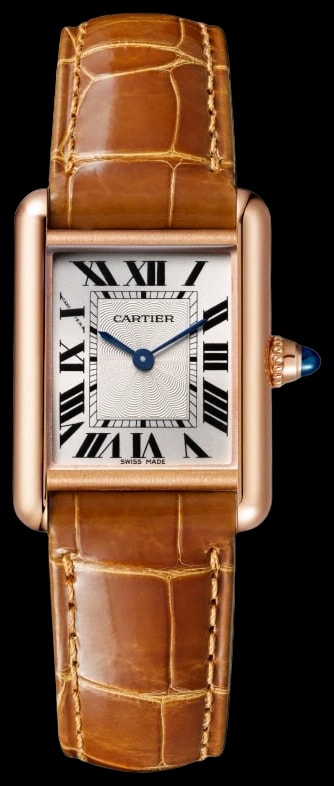 Cartier Tank Louis Cartier WGTA0010 Small model, hand-wound mechanical movement, rose gold