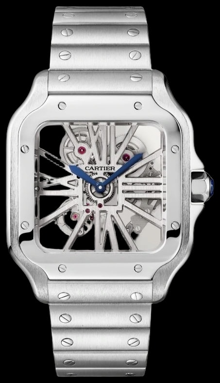 Cartier Santos de Cartier WHSA0015 Large model, hand-wound mechanical movement, steel