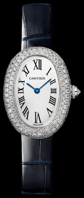 Cartier Baignoire WJBA0049 Small model, quartz movement, white gold
