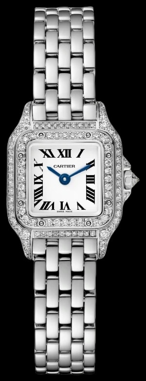Cartier Panthère WJPN0070 Mini model, quartz movement, white gold