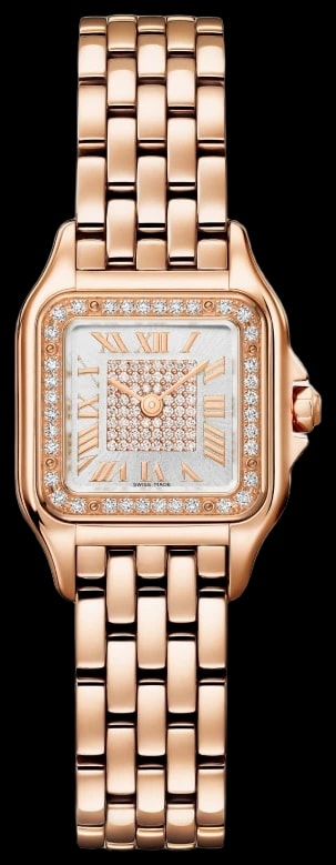 Cartier Panthère WJPN0091 Small model, quartz, rose gold, diamonds