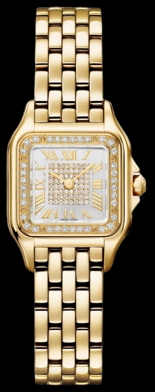 Cartier Panthère WJPN0094 Small model, quartz, yellow gold, diamonds