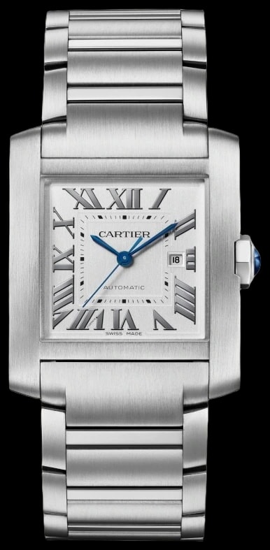 Cartier Tank Française WSTA0067 Large model, automatic mechanical movement, steel