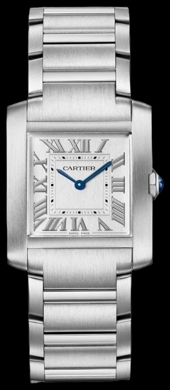 Cartier Tank Française WSTA0105 Medium model, quartz movement, steel