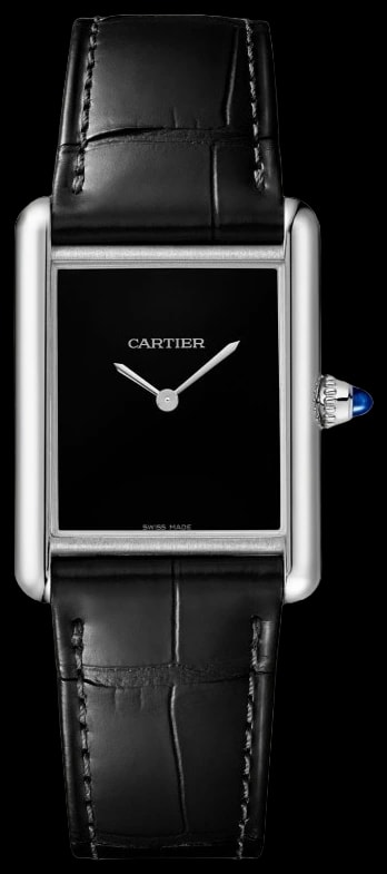 Cartier Tank Must WSTA0108 Large model, high autonomy quartz movement, steel, leather
