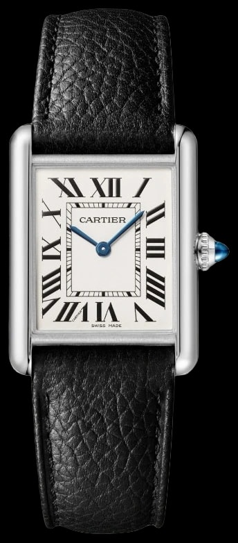 Cartier Tank Must WSTA0109 Large model, high autonomy quartz movement, steel, leather