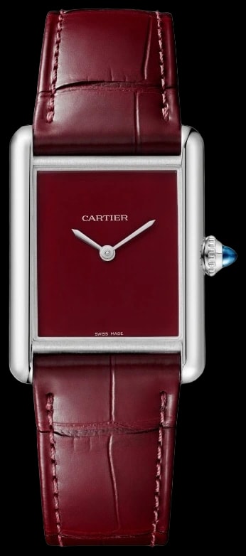 Cartier Tank Must WSTA0113 Large model, high autonomy quartz movement, steel, leather