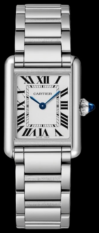 Cartier Tank Must WSTA0121 Small model, SolarBeat™ photovoltaic movement, steel, steel bracelet