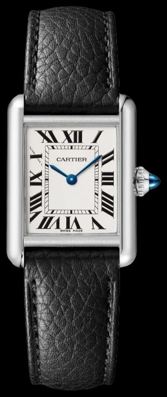 Cartier Tank Must WSTA0135 Small model, quartz movement, steel, leather