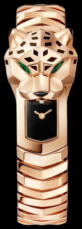 Cartier Panthère Jewellery HPI01538 Quartz movement, rose gold, tsavorites, lacquer