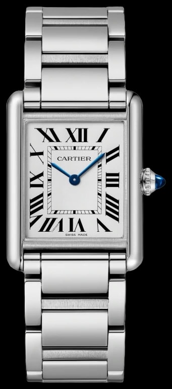 Cartier Tank Must WSTA0122 Large model, SolarBeat™ photovoltaic movement, steel, steel bracelet