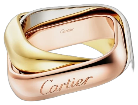 Cartier Trinity cushion ring, large model collection example