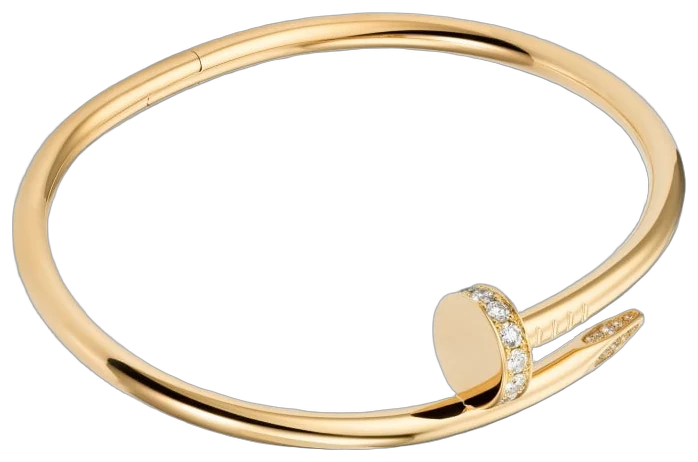 Cartier Juste un Clou bracelet, classic model, diamonds collection example