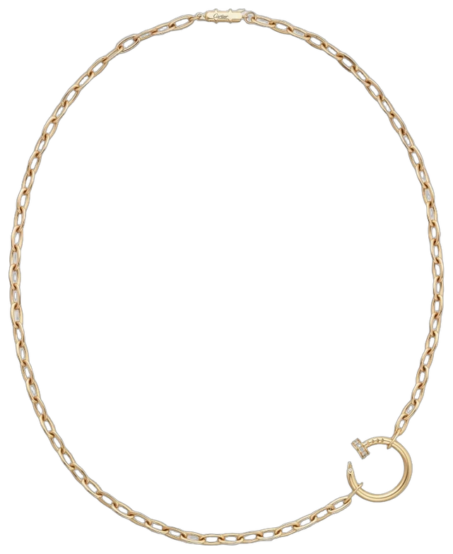 Cartier Juste un Clou necklace, diamonds collection example