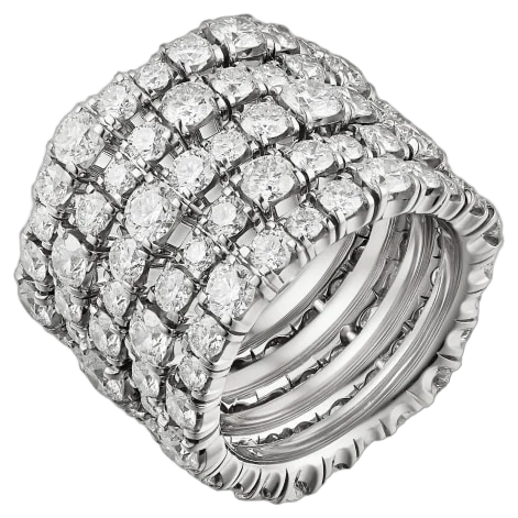 Cartier Lignes Essentielles ring, brilliant-cut diamonds collection example