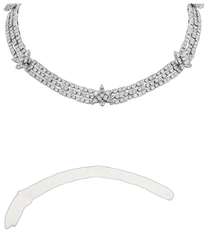 Cartier Collection Diamant necklace, diamonds collection example