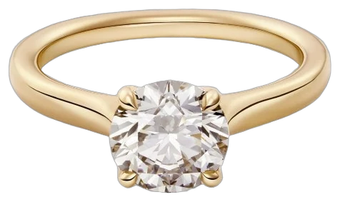 Cartier 1895 solitaire, brilliant-cut diamond collection example