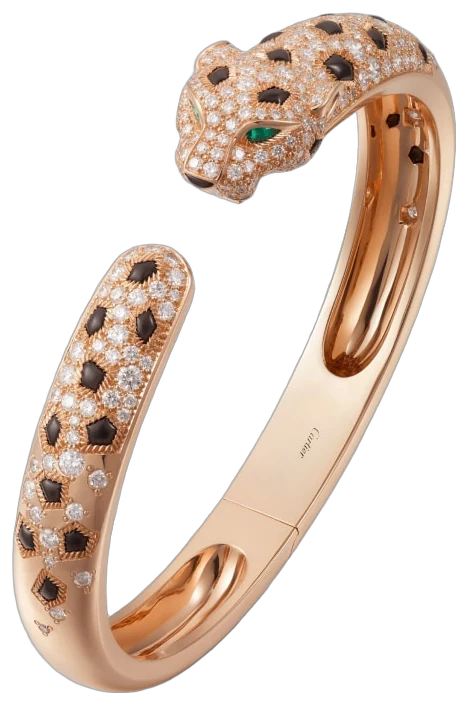 Cartier Panthère de Cartier bracelet, medium model, semi-paved collection example