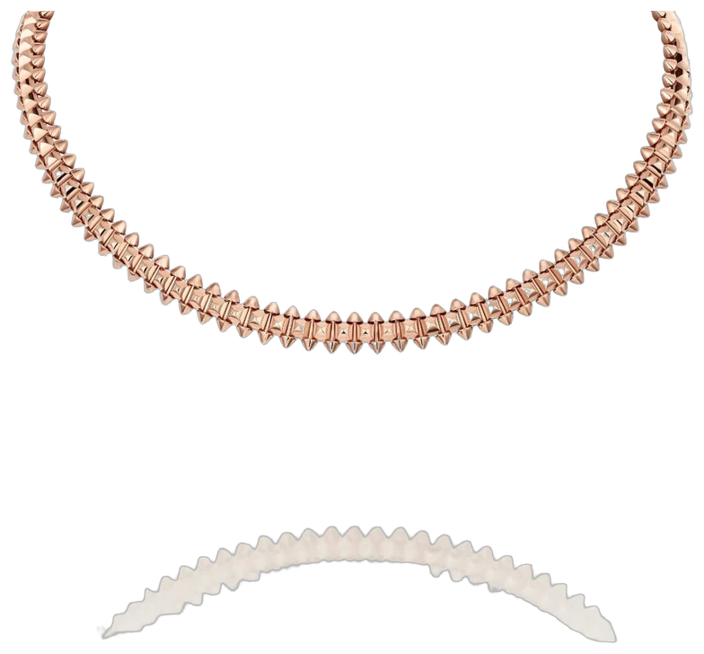 Cartier Clash de Cartier necklace, flexible, medium model collection example