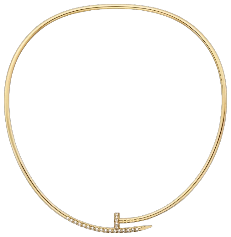 Cartier Juste un Clou necklace, small model, reverse-set diamonds collection example